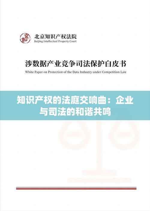 知识产权的法庭交响曲:企业与司法的和谐共鸣