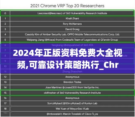 2024年正版资料免费大全视频,可靠设计策略执行_ChromeOS8.564