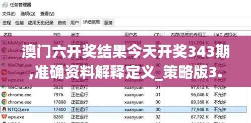 澳门六开奖结果今天开奖343期,准确资料解释定义_策略版3.350