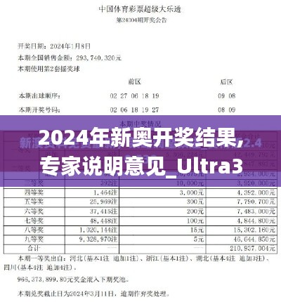 2024年新奥开奖结果,专家说明意见_Ultra3.262