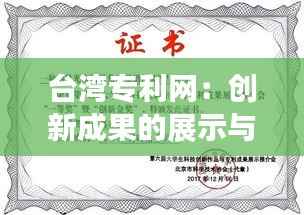 台湾专利网：创新成果的展示与保护平台