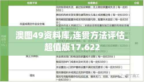 澳图49资料库,连贯方法评估_超值版17.622