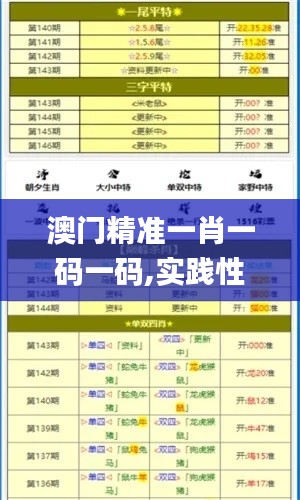 澳门精准一肖一码一码,实践性方案设计_Windows12.936