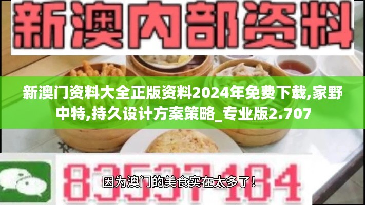 新澳门资料大全正版资料2024年免费下载,家野中特,持久设计方案策略_专业版2.707