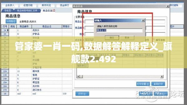 管家婆一肖一码,数据解答解释定义_旗舰款2.492