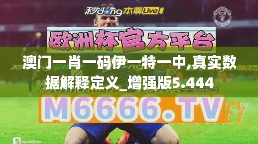 澳门一肖一码伊一特一中,真实数据解释定义_增强版5.444