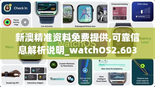 新澳精准资料免费提供,可靠信息解析说明_watchOS2.603