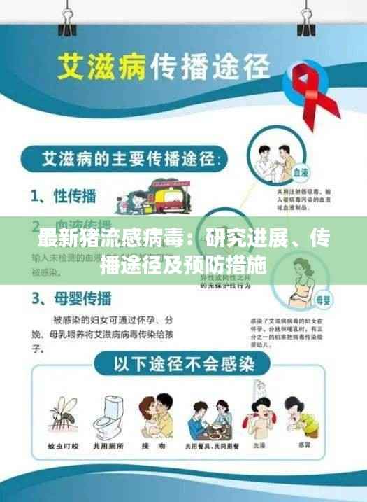 最新猪流感病毒:研究进展、传播途径及预防措施