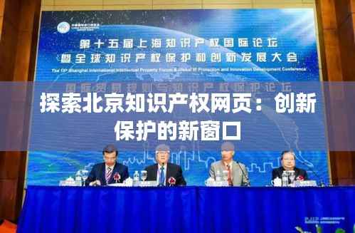 探索北京知识产权网页:创新保护的新窗口