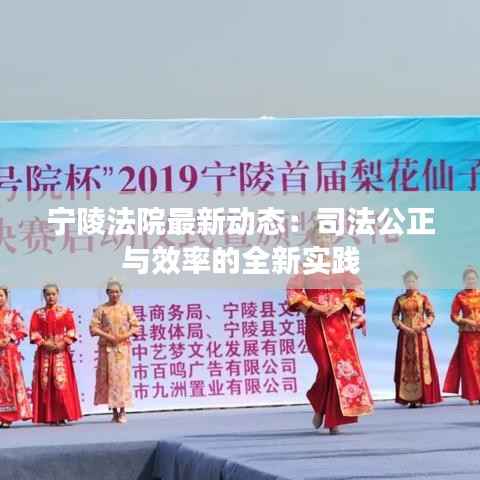 宁陵法院最新动态:司法公正与效率的全新实践