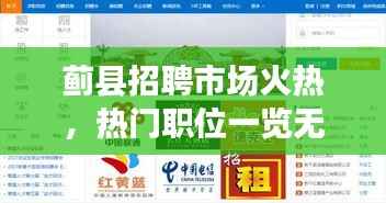 蓟县招聘市场火热，热门职位一览无余