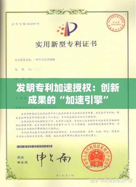 发明专利加速授权：创新成果的“加速引擎”