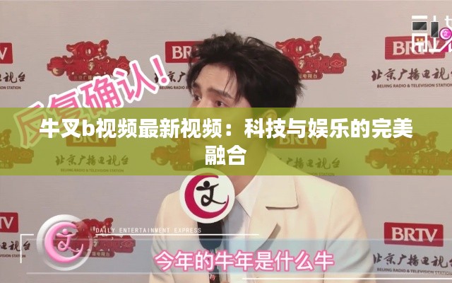 牛叉b视频最新视频:科技与娱乐的完美融合