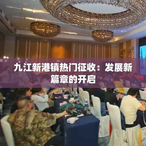 九江新港镇热门征收：发展新篇章的开启