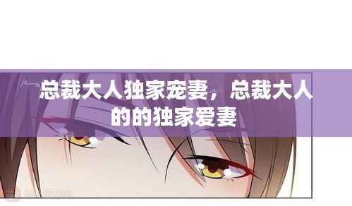 总裁大人独家宠妻，总裁大人的的独家爱妻 