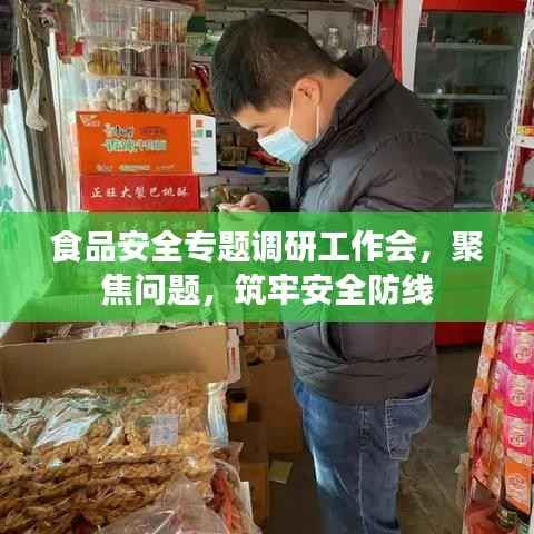 食品安全专题调研工作会,聚焦问题,筑牢安全防线