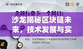 沙龙揭秘区块链未来,技术发展与实际应用探索