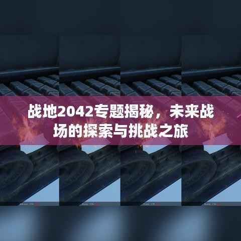 战地2042专题揭秘，未来战场的探索与挑战之旅