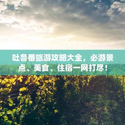 吐鲁番旅游攻略大全,必游景点、美食、住宿一网打尽!