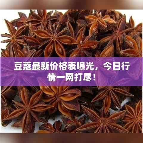 豆蔻最新价格表曝光,今日行情一网打尽!