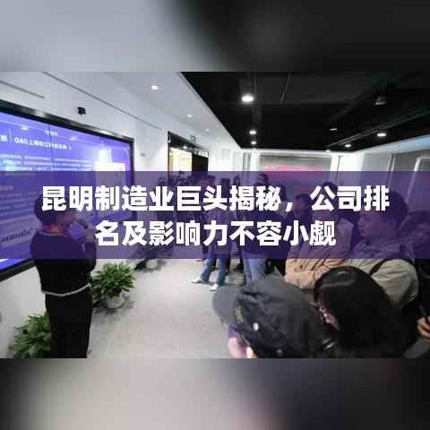 昆明制造业巨头揭秘，公司排名及影响力不容小觑