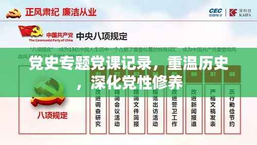 党史专题党课记录，重温历史，深化党性修养