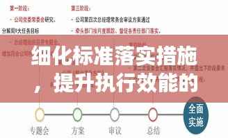 细化标准落实措施，提升执行效能的关键路径探索