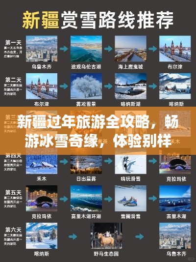 新疆过年旅游全攻略，畅游冰雪奇缘，体验别样年味